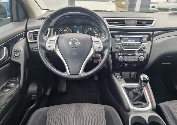 Nissan Qashqai cena 53500 przebieg: 105319, rok produkcji 2016 z Piaski małe 172